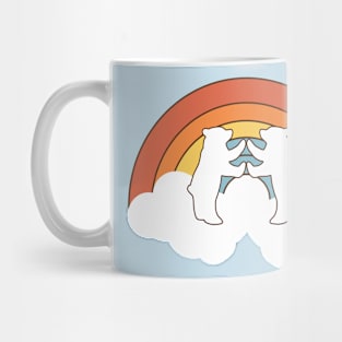 Two bears on the cloud Mug